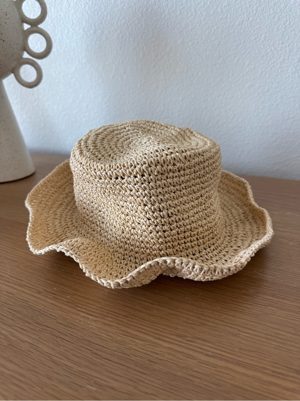 NWT Madewell Straw Bucket Hat
